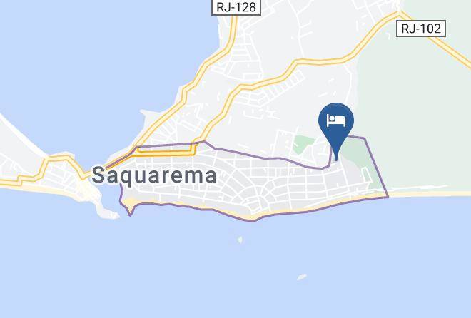 Saquarema - Pau Brasil Pousada Maps