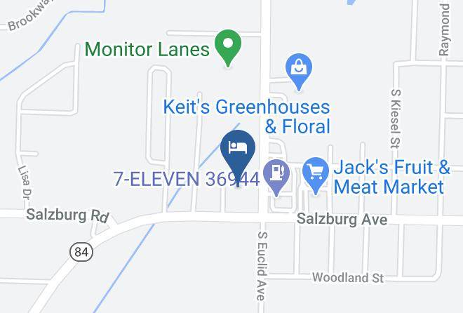 Bay County - Paul's Motel Of Bay City Maps