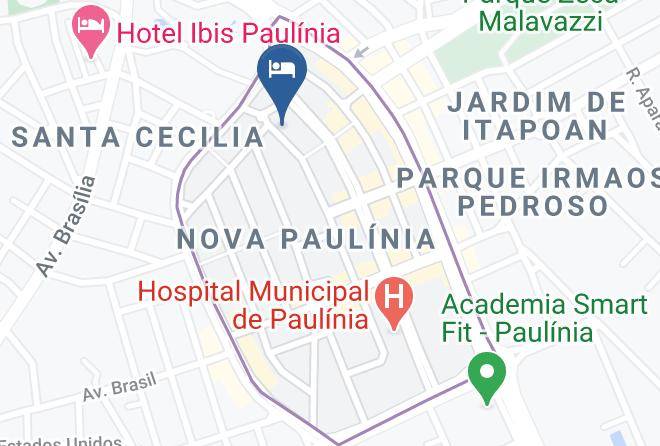 Paulinia - Paulinia Universo Hotel Maps