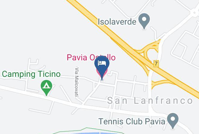 Pavia - Pavia Ostello Maps