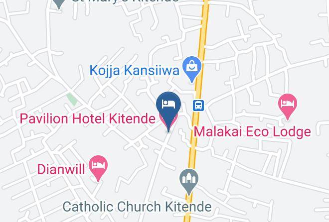 Busiro - Pavilion Hotel Kitende Maps