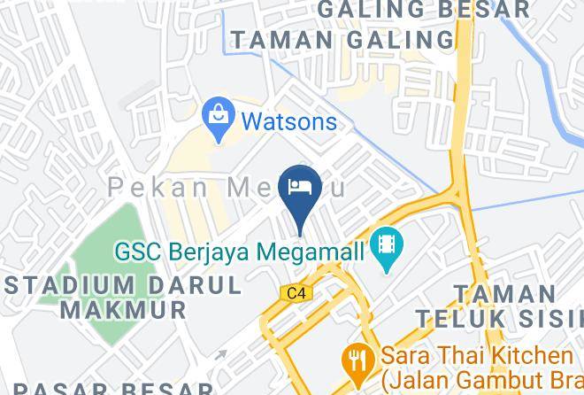 Pavilion Hotel Kuantan Map