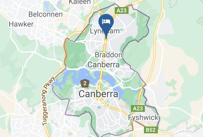 Dickson - Pavilion On Northbourne Hotel Maps