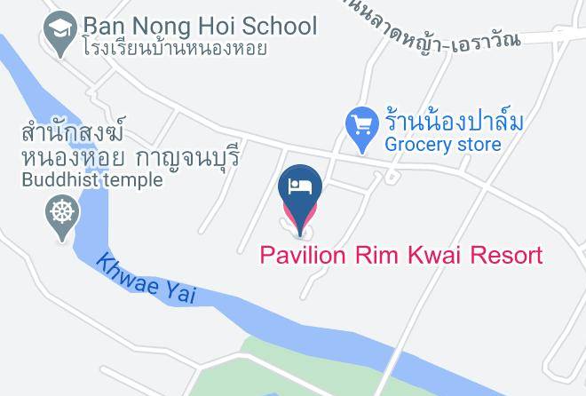 Amphoe Mueang Kanchanaburi - Pavilion Rim Kwai Resort Maps