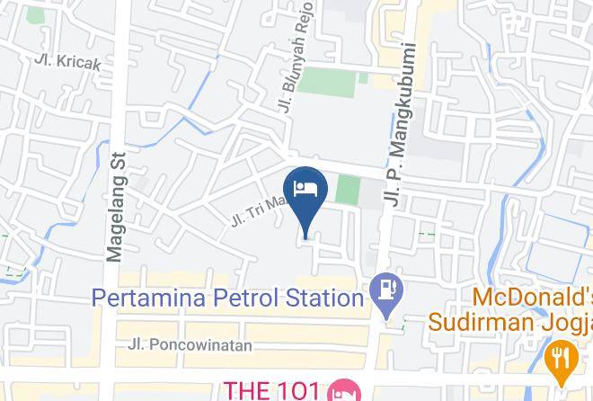 Kota Yogyakarta - Paviliun Cokro Maps