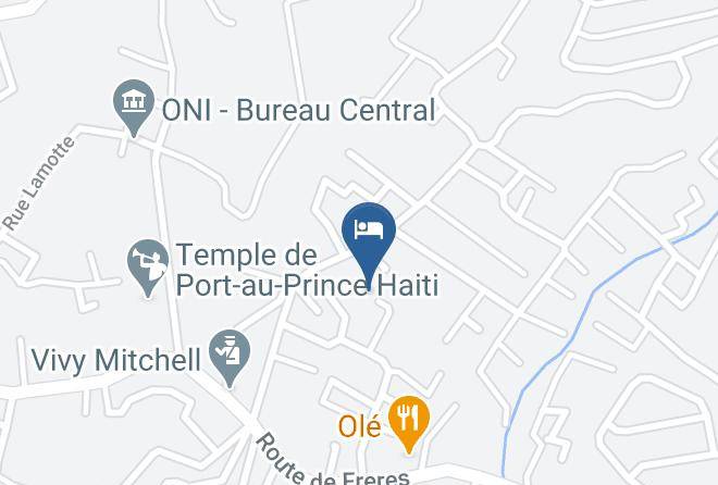 Port Au Prince - Pavillon Des Receptions Et Hotel Maps