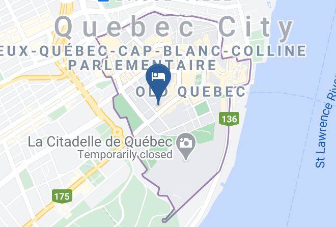 Capitale Nationale - Louisbourg Hotel Maps