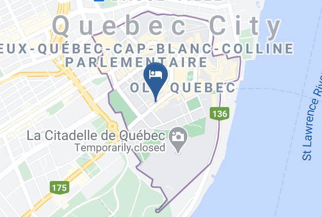 Capitale Nationale - Pavillon Louisbourg Hotels Maps