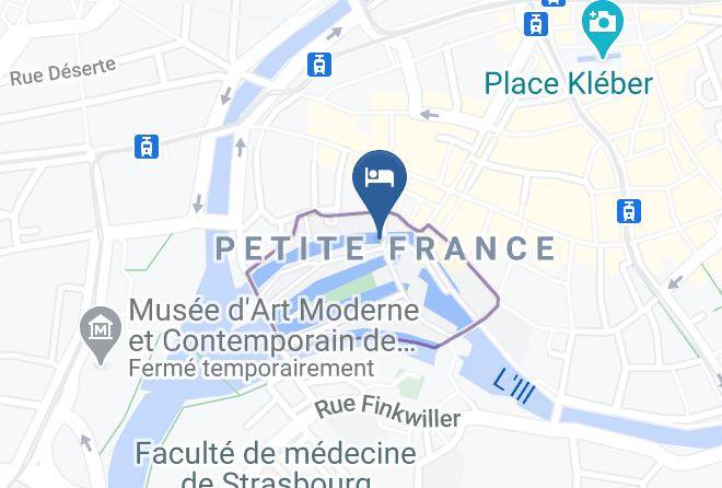 Bas Rhin - Pavillon Regent Petite France Maps