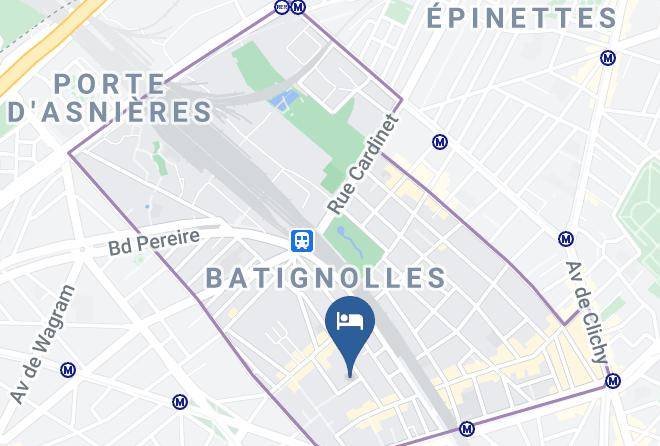 Paris - Pavillon Villiers Etoile Maps