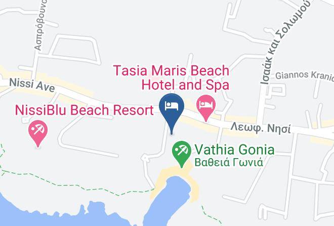 Cyprus - Pavlo Napa Beach Hotel Maps