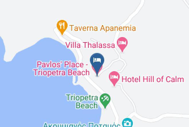 Rethimni - Pavlos' Place Triopetra Beach Maps