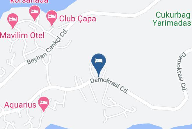 Kas - Paydos Otel Yarimada Maps