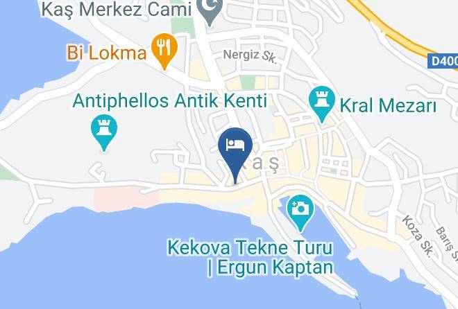 Kas - Paydos Pansiyon Maps