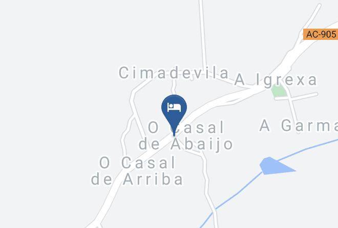Auna - Pazo De Brandeso Maps