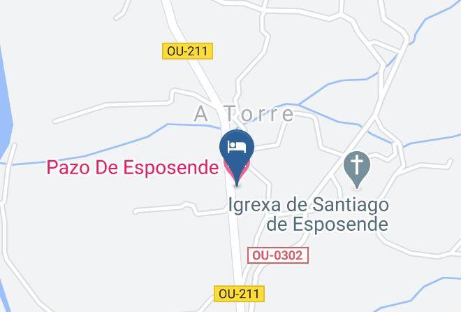 Ourense - Pazo De Esposende Maps