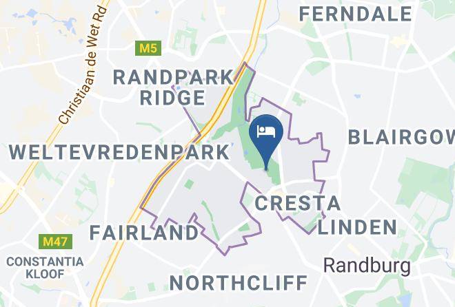 City Of Johannesburg - Peace And Lovely Bnb Maps