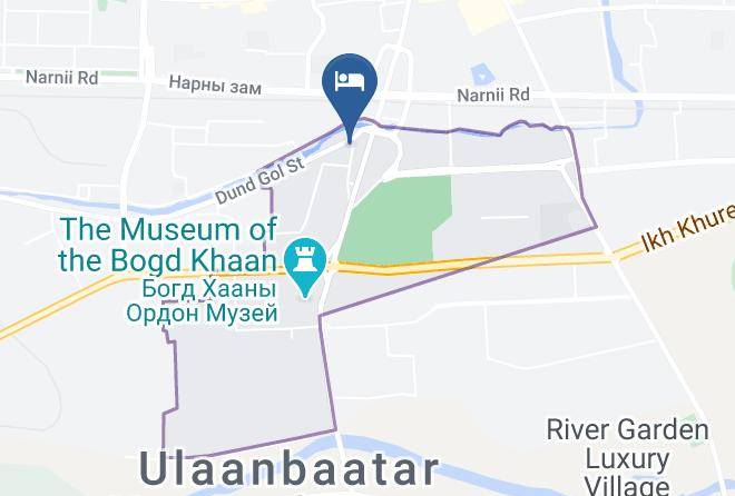 Ulaanbaatar - Peace Bridge Hotel Maps