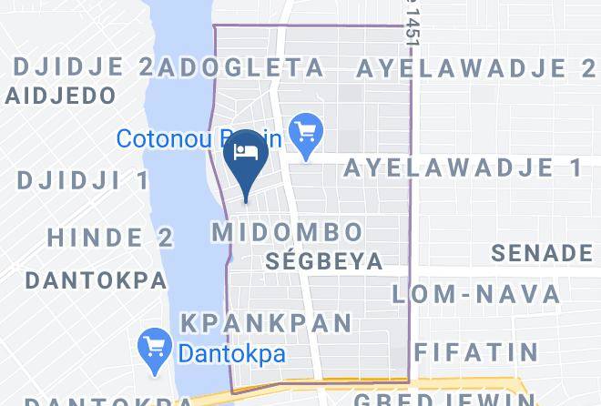Cotonou - Peace Hotel Maps