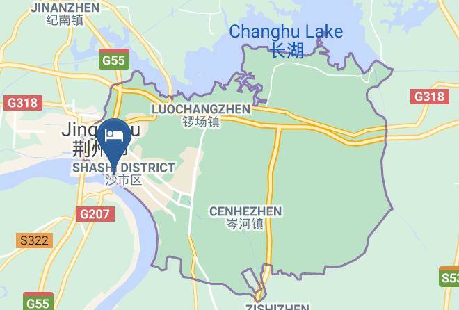 Jingzhou - Peace Hotel Maps
