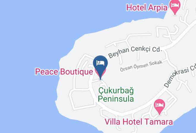 Kas - Peace Boutique Hotel Maps