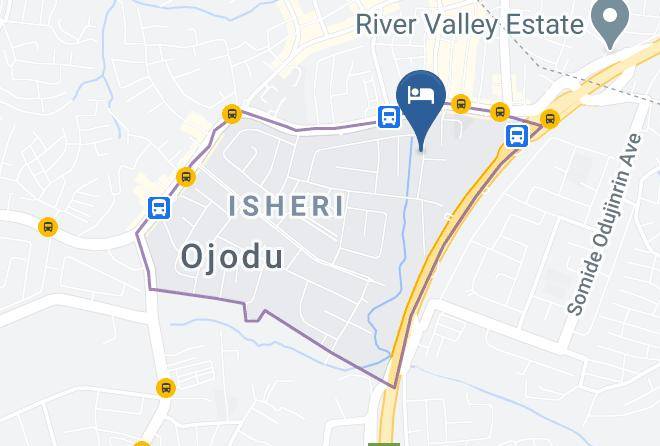 Ikeja - Peace Hotels Isheri Ikeja Lagos Maps