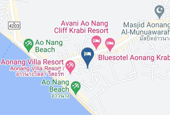 Mueang Krabi District - Peace Laguna Resort & Spa Maps