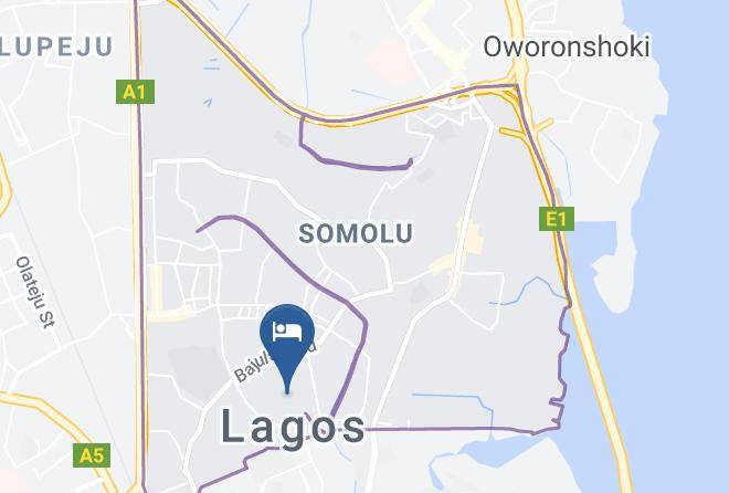 Lagos Mainland - Peace Land Hotels 2 Maps
