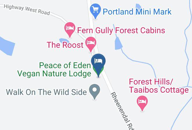 Eden - Peace Of Eden Vegan Nature Lodge Maps