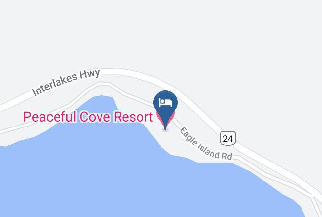 Peaceful Cove Resort Map