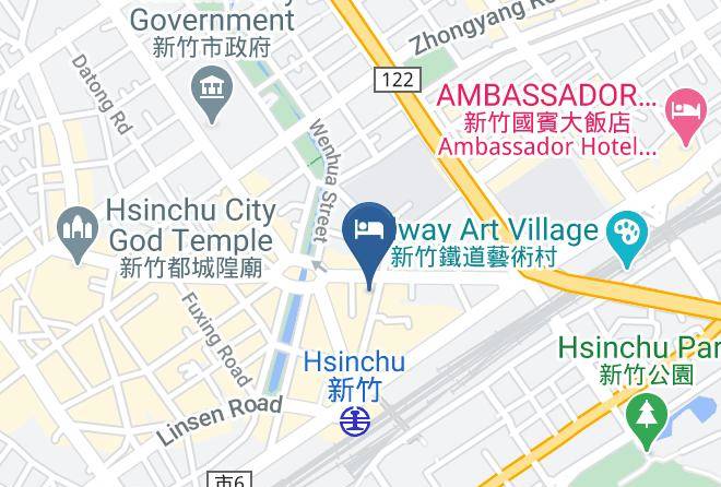 Hsinchu City - Peach Hotel Maps