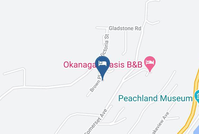Central Okanagan - Peachland Eagles Nest B&b Maps