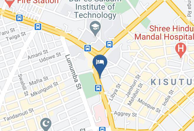 Kinondoni - Peacock Hotel Maps