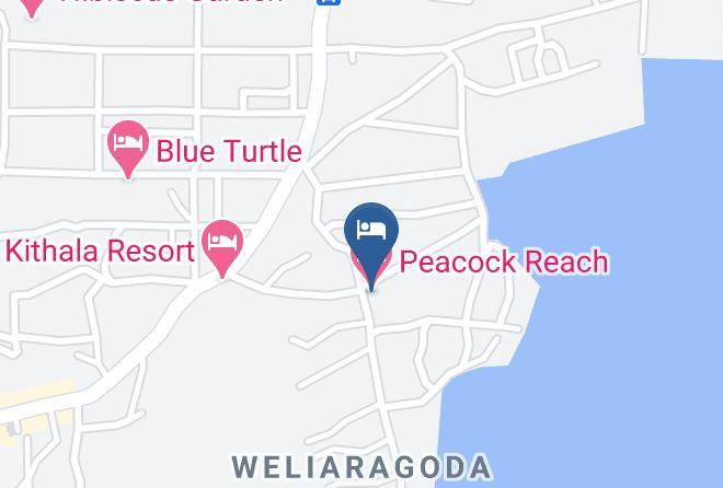Galle - Peacock Reach Hotel Maps