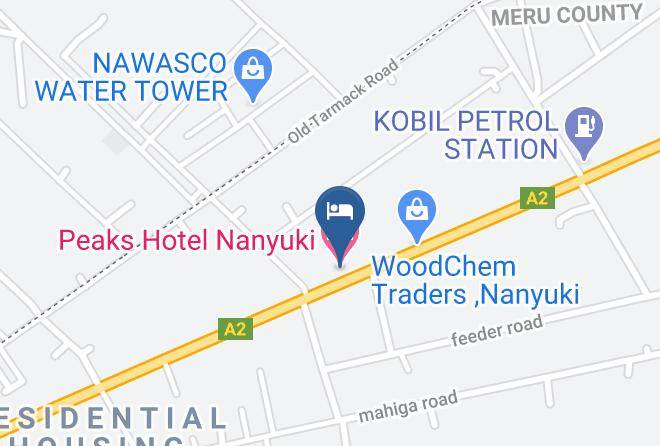 Laikipia - Peaks Hotel Nanyuki Maps