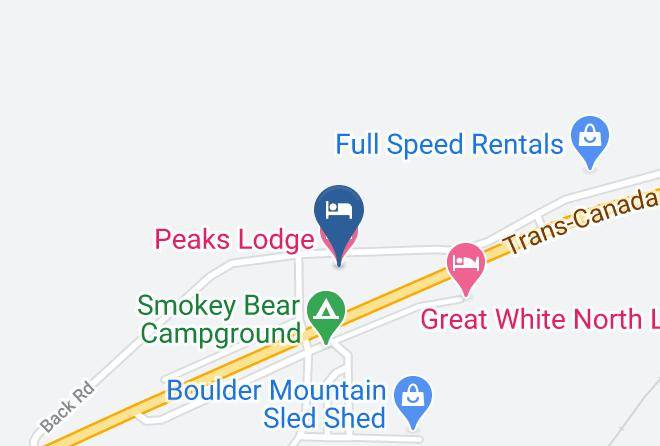 Columbia Shuswap - Peaks Lodge Maps