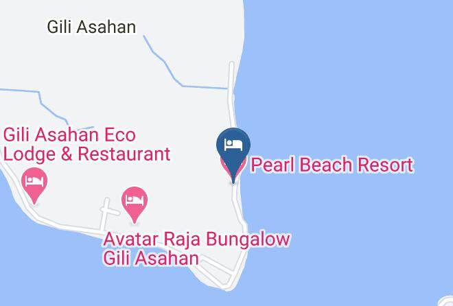 West Lombok Regency - Pearl Beach Resort Maps