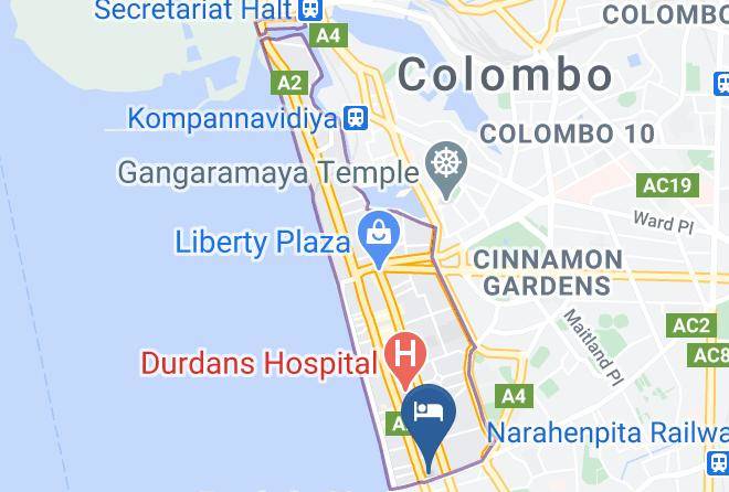 Colombo - Pearl City Hotel Maps