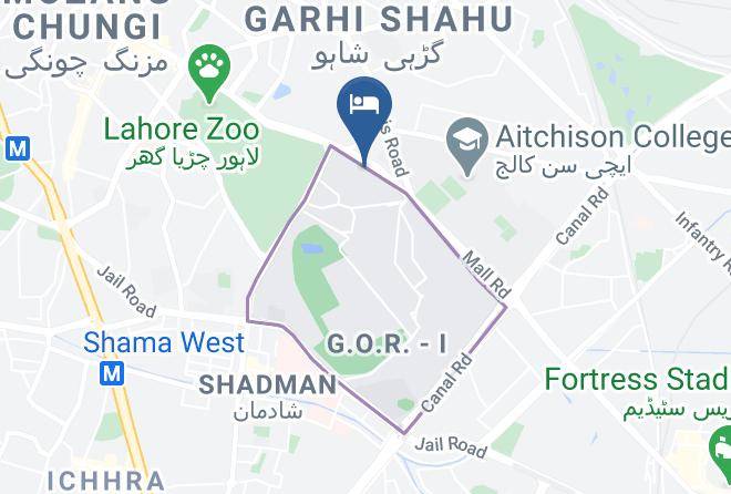 Islamabad - Pearl Continental Hotel Lahore Maps