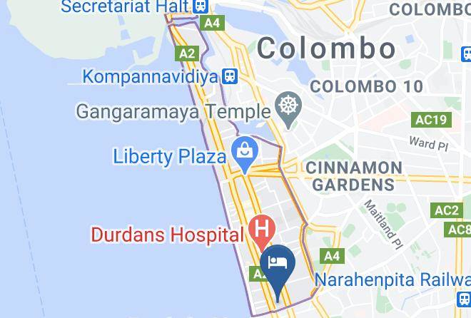 Colombo - Pearl Grand Hotel Maps