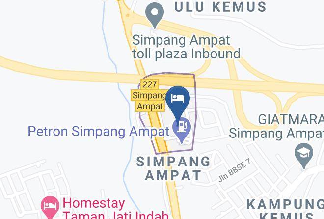 Alor Gajah District - Pearl Hotel Maps