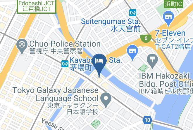 Chuo Ward - Pearl Hotel Kayabacho Tokyo Maps