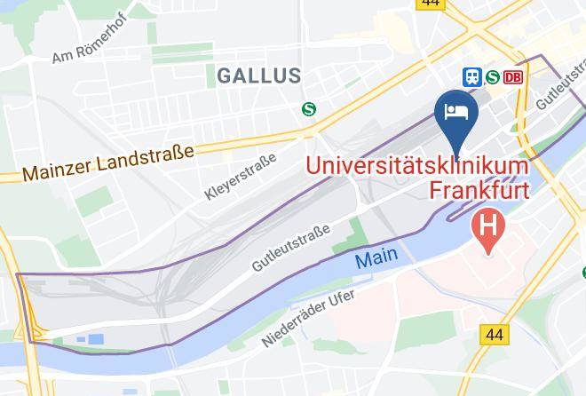 Frankfurt Am Main - Pearl Hotel Maps