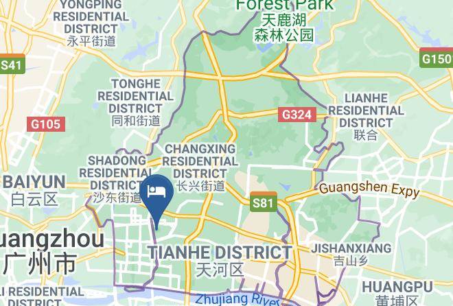 Guangzhou - Pearl Hotel Sauna And Leisure Center Maps
