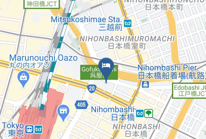 Chuo Ward - Pearl Hotel Yaesu Maps