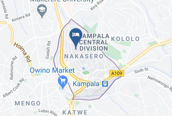 Kampala Cityncil - Pearl Of Africa Hotel Maps