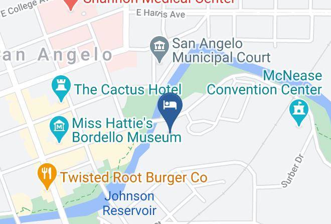 Tom Green - Pearl On The Concho Historic Hotel Maps