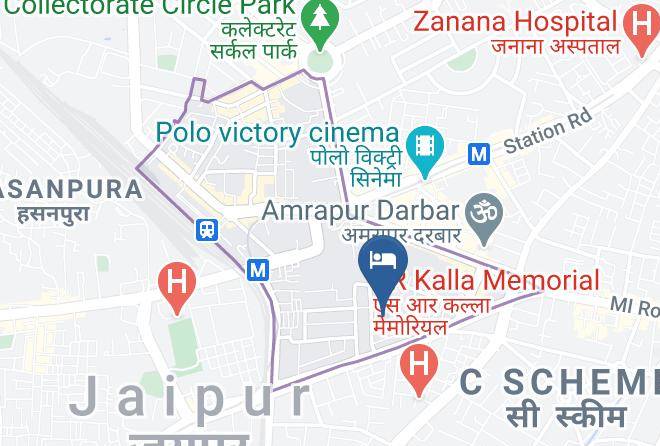 Jaipur - Pearl Palace Maps
