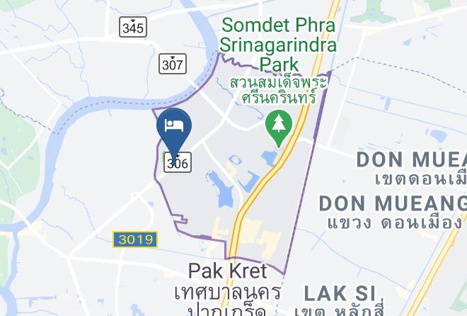 Amphoe Pak Kret - Pearl Resort And Hotel Maps