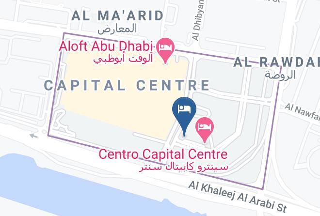 Abu Dhabi - Pearl Rotana Capital Centre Maps